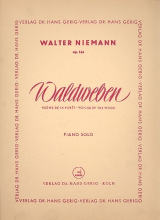 Waldweben op.184 fr Klavier