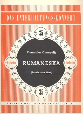 Rumaneska: Rumnische Hora fr Salonorchester