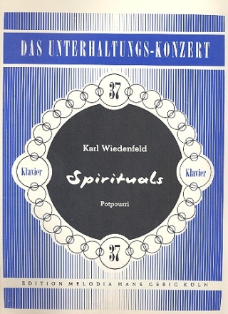 Spirituals: Potpourri fr Klavier