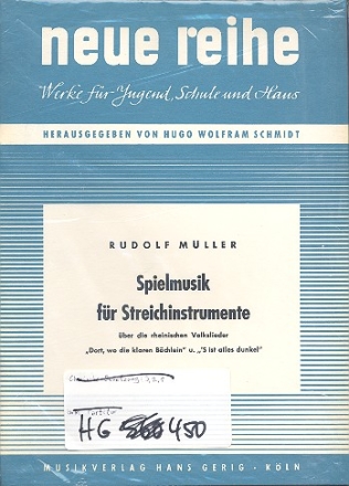 Spielmusik fr Streicher Partitur