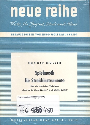 Spielmusik fr Streicher Partitur