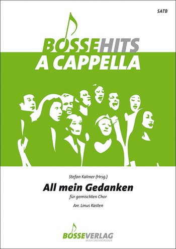 All mein Gedanken fr gem Chor a cappella Partitur