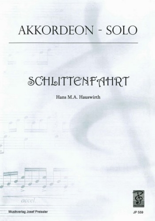 Hans M. Hauswirth Schlittenfahrt Akkordeon