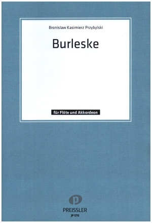 Burleske fr Flte und Akkordeon Partitur und Stimme