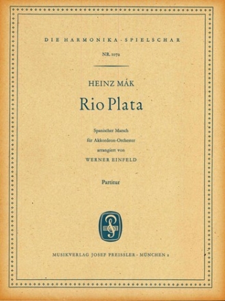 Mak, H. Rio Plata Akkordeonorchester Partitur