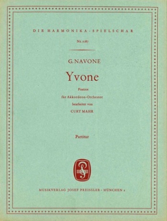 Navone, G. Yvone Akkordeonorchester Partitur