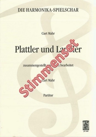 Mahr, Curt Plattler + Landler Akkordeonorchester Stimmenset