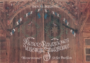 Heinz Gratz Niederbayrisches Volksmusik-Jahrbchl Volksmusikinstrumente Partitur