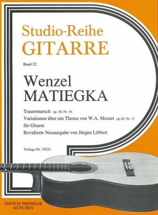 Trauermarsch op. 20, Nr. 16, Variationen op. 20,17 fr Gitarre