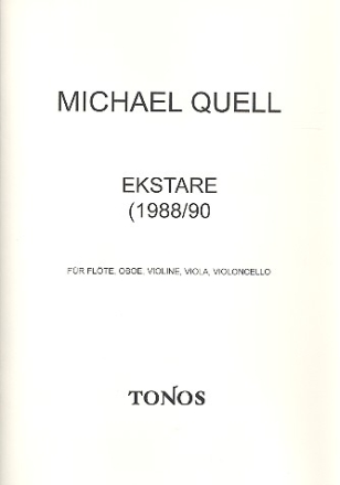 Ekstare fr Flte, Oboe, Violine, Viola und Violoncello Partitur