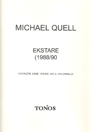 Ekstare fr Flte, Oboe, Violine, Viola und Violoncello Partitur