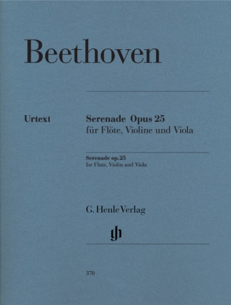 Serenade op.25 fr Flte, Violine und Viola Stimmen