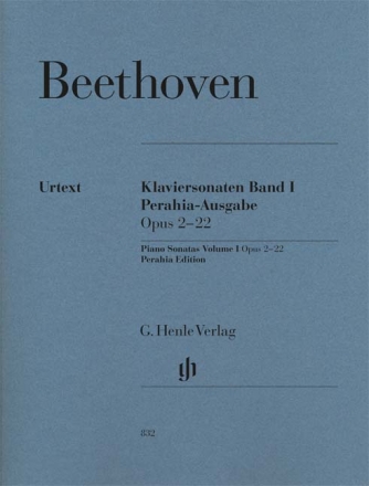 Klaviersonaten Band (op.2-22) fr Klavier Perahia-Ausgabe