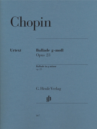 Ballade g-Moll op.23 fr Klavier
