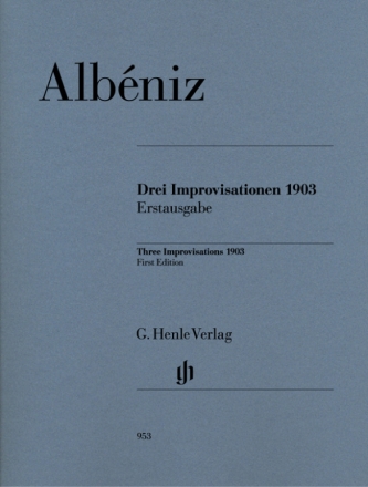 3 Improvisationen 1903 (+CD) fr Klavier