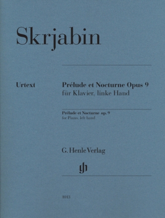 Prlude et Nocturne op.9 fr Klavier (linke Hand)
