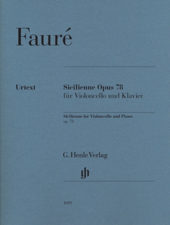 Sicilienne op.78 fr Violoncello und Klavier