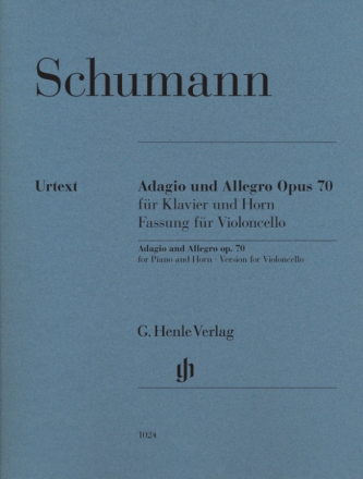 Adagio und Allegro op.70 fr Horn und Klavier fr Violoncello und Klavier