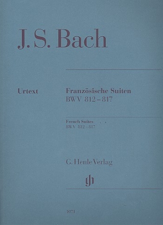 Franzsische Suiten BWV812-817 fr Klavier (ohne Fingersatz)