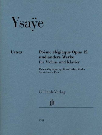 Pome lgiaque op.12 und andere Werke fr Violine und Klavier