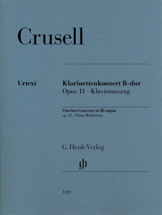 Konzert B-Dur op.11 fr Klarinette und Orchester fr Klarinette und Klavier