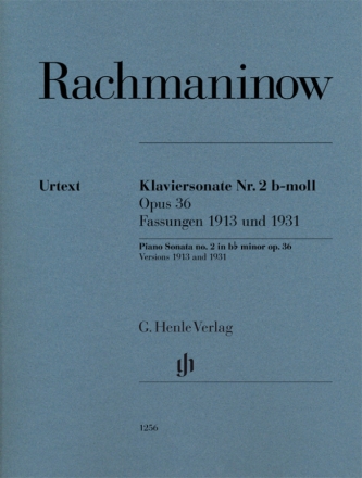 Sonate b-Moll Nr.2 op.36 (Fassungen 1913 und 1931) fr Klavier