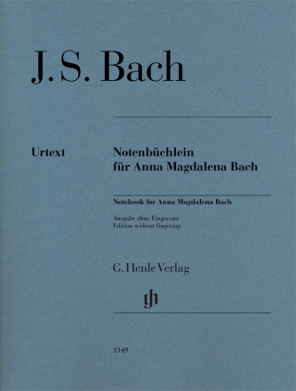 Notenbüchlein für Anna Magdalena Bach für Klavier (ohne Fingersatz)