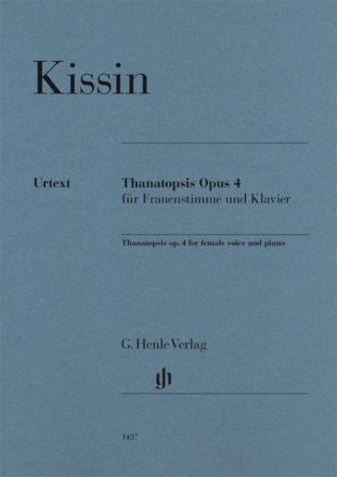 Thanatopsis op.4 fr Gesang (hoch) und Klavier
