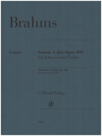 Sonate A-dur op.100 fr Klavier und Violine