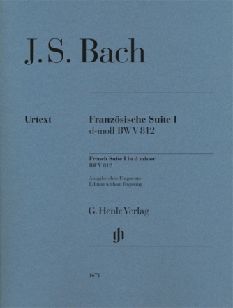Franzsische Suite Nr.1 d-moll BWV812 fr Klavier