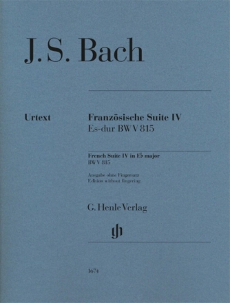 Franzsische Suite Nr.4 Es-dur BWV815 fr Klavier