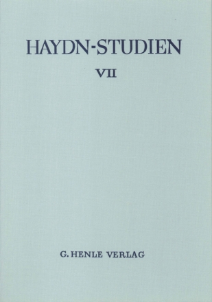 Haydn-Studien Einband-Decke 6