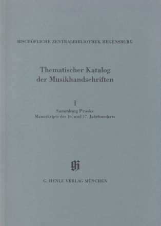 Bischfliche Zentralbibliothek Regensburg Sammlung Proske