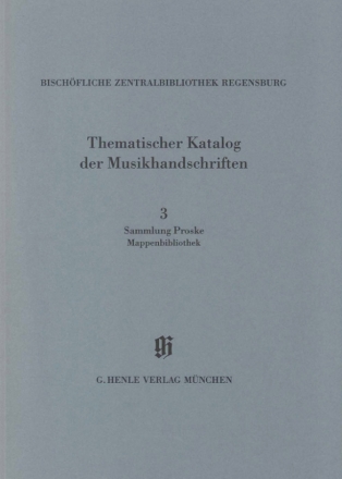 Bischfliche Zentralbibliothek Regensburg Sammlung Proske