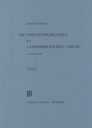 Landesbibliothek Coburg - Theatermusikalien 2