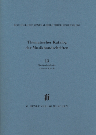 Bischfliche Zentralbibliothek Regensburg, Musikerbriefe 1