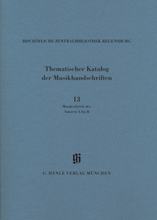 Bischfliche Zentralbibliothek Regensburg, Musikerbriefe 1