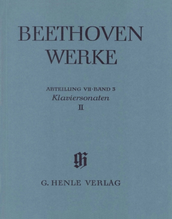 Beethoven Werke Abteilung 7 Band 3 Sonaten fr Klavier Band 2 (broschiert)