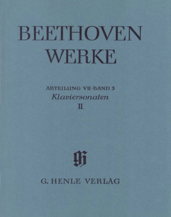 Beethoven Werke Abteilung 7 Band 3 Sonaten fr Klavier Band 2 (broschiert)