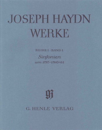 Joseph Haydn Werke Reihe 1 Band 1 Sinfonien um 1757-1760 Partitur (broschiert)