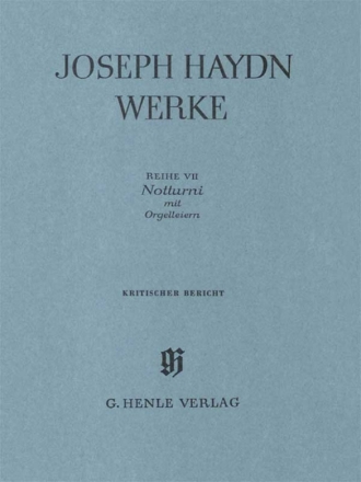 Haydn, Joseph Notturni mit Orgelleiern  Ganzleinen