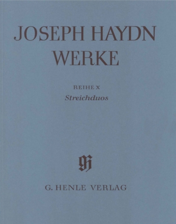Haydn, Joseph Streichduos (mit Kritischem Bericht)  broschiert