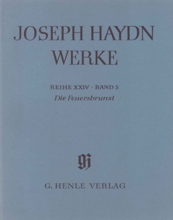 Haydn, Joseph Die Feuersbrunst - Singspiel in zwei Aufzgen (mit  Kr  Ganzleinen