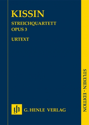 Streichquartett op.3  Studienpartitur