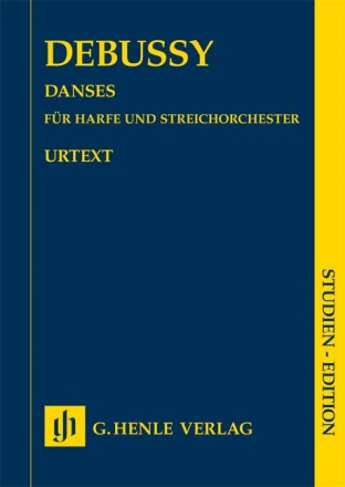 Danses fr Harfe und Streichorchester Studienpartitur