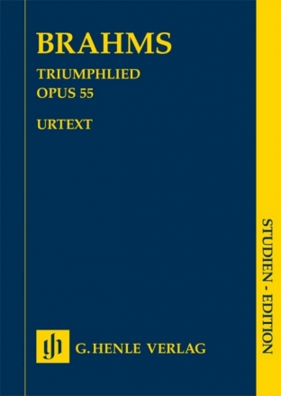 Triumphlied op.55 fr Bariton Solo, gem Chor und Orchester Studienpartitur