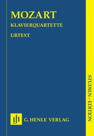 Quartette fr Klavier und Streichtrio Studienpartitur