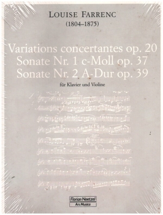 Variations concertantes op.20 fr Violine und Klavier kartoniert