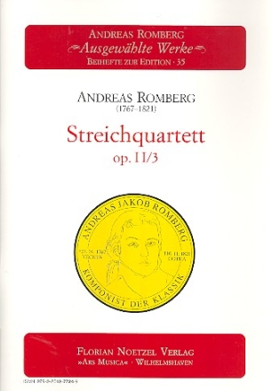 Streichquartett B-Dur op.2,3  Partitur und Stimmen