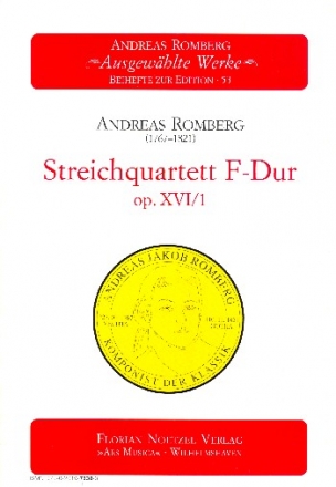 Streichquartett F-Dur op.16,1  Partitur und Stimmen